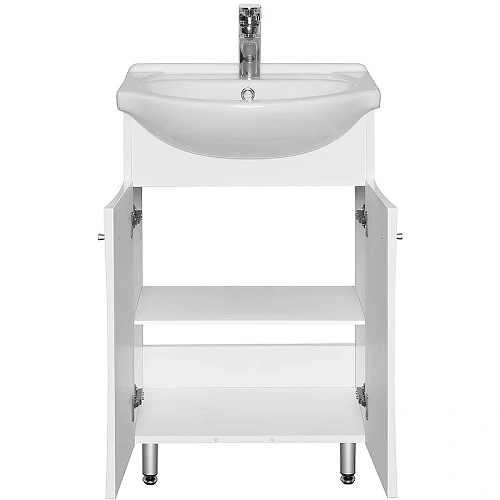 Тумба под раковину Aquaton Джимми 57 М белый 1A250401DJ010 Тумба под раковину Aquaton Джимми 57 М белый 1A250401DJ010