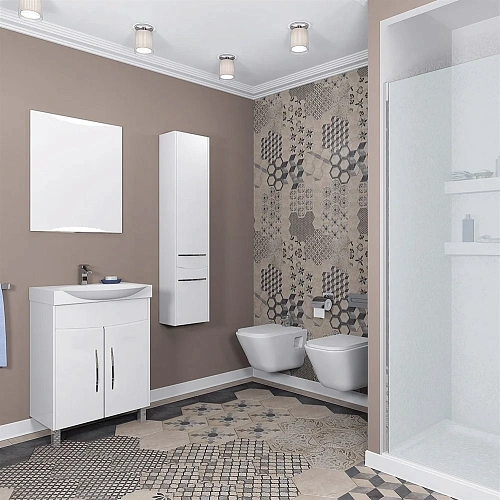 Тумба под раковину Aquaton Инфинити 76 H белый 1A196701IF010 Тумба под раковину Aquaton Инфинити 76 H белый 1A196701IF010