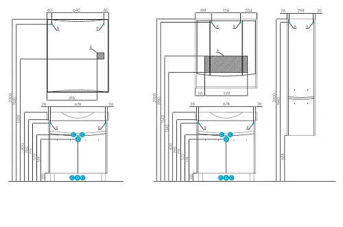 Тумба под раковину Aquaton Инфинити 76 H белый 1A196701IF010 Тумба под раковину Aquaton Инфинити 76 H белый 1A196701IF010