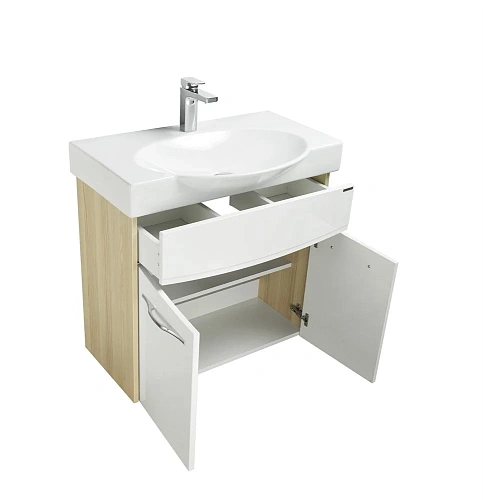 Тумба под раковину Aquaton Инфинити 76 H ясень коимбра 1A196701IFSC0 Тумба под раковину Aquaton Инфинити 76 H ясень коимбра 1A196701IFSC0