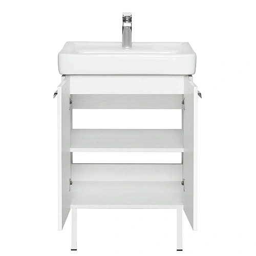 Тумба под раковину Aquaton Йорк 60 белый, выбеленное дерево 1A170201YOAY0 Тумба под раковину Aquaton Йорк 60 белый, выбеленное дерево 1A170201YOAY0