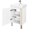 Тумба под раковину Aquaton Кантри 50 белый, дуб верона 1A257801AHB20 Тумба под раковину Aquaton Кантри 50 белый, дуб верона 1A257801AHB20