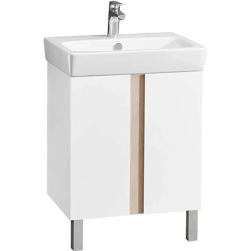 Тумба под раковину Aquaton Кантри 60 белый, дуб верона 1A257401AHB20 Тумба под раковину Aquaton Кантри 60 белый, дуб верона 1A257401AHB20