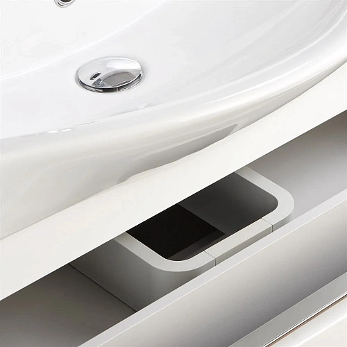 Тумба под раковину Aquaton Капри 60 белый глянец 1A230101KP010 Тумба под раковину Aquaton Капри 60 белый глянец 1A230101KP010