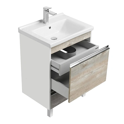Тумба под раковину Aquaton Капри 60 бетон пайн 1A230101KPDA0 Тумба под раковину Aquaton Капри 60 бетон пайн 1A230101KPDA0