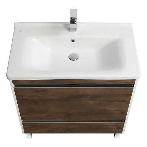 Тумба под раковину Aquaton Капри 80 таксония темная 1A230201KPDB0 Тумба под раковину Aquaton Капри 80 таксония темная 1A230201KPDB0