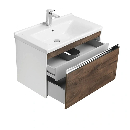 Тумба под раковину Aquaton Капри 80 таксония темная 1A230201KPDB0 Тумба под раковину Aquaton Капри 80 таксония темная 1A230201KPDB0