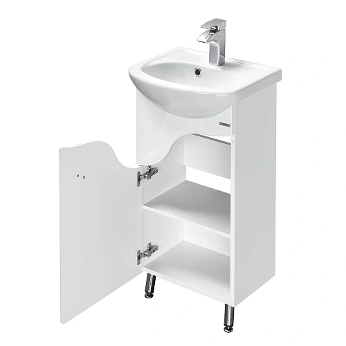 Тумба под раковину Aquaton Колибри 45 левый белый 1A065201KO01L Тумба под раковину Aquaton Колибри 45 левый белый 1A065201KO01L