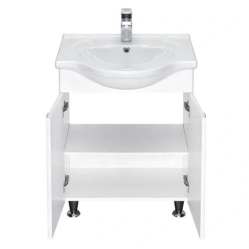 Тумба под раковину Aquaton Лиана 60 белый 1A163101LL010 Тумба под раковину Aquaton Лиана 60 белый 1A163101LL010