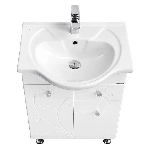 Тумба под раковину Aquaton Лиана 65 M белый 1A165801LL010 Тумба под раковину Aquaton Лиана 65 M белый 1A165801LL010