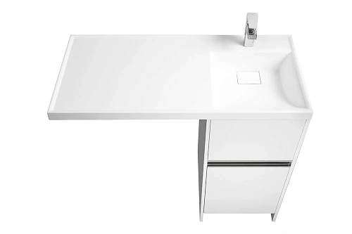 Тумба под раковину Aquaton Лондри 400 белый 1A236001LH010 Тумба под раковину Aquaton Лондри 400 белый 1A236001LH010