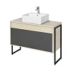 Тумба под раковину Aquaton Лофт Урбан 100 серый графит, дуб орегон 1A247701LQX60 Тумба под раковину Aquaton Лофт Урбан 100 серый графит, дуб орегон 1A247701LQX60