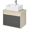 Тумба под раковину Aquaton Лофт Урбан 65 серый графит, дуб орегон 1A254001LQX60 Тумба под раковину Aquaton Лофт Урбан 65 серый графит, дуб орегон 1A254001LQX60