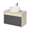 Тумба под раковину Aquaton Лофт Урбан 80 серый графит, дуб орегон 1A247601LQX60 Тумба под раковину Aquaton Лофт Урбан 80 серый графит, дуб орегон 1A247601LQX60
