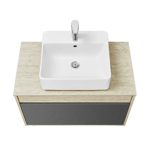 Тумба под раковину Aquaton Лофт Урбан 80 серый графит, дуб орегон 1A247601LQX60 Тумба под раковину Aquaton Лофт Урбан 80 серый графит, дуб орегон 1A247601LQX60