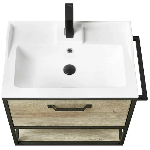 Тумба под раковину Aquaton Лофт Фабрик 65 дуб эндгрейн 1A242301LTDU0 Тумба под раковину Aquaton Лофт Фабрик 65 дуб эндгрейн 1A242301LTDU0