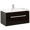 Тумба под раковину Aquaton Мадрид 100 М (1A126901MA950) черный глянец