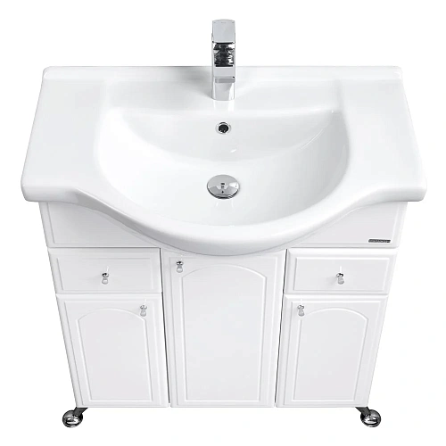 Тумба под раковину Aquaton Майами 75 белый 1A056501MM010 Тумба под раковину Aquaton Майами 75 белый 1A056501MM010