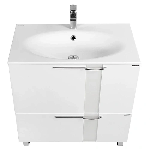 Тумба под раковину Aquaton Марко 80 белый 1A181001MO010 Тумба под раковину Aquaton Марко 80 белый 1A181001MO010