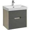 Тумба под раковину Aquaton Оливия 55 грей, дуб ойстер 1A254201OLUG0