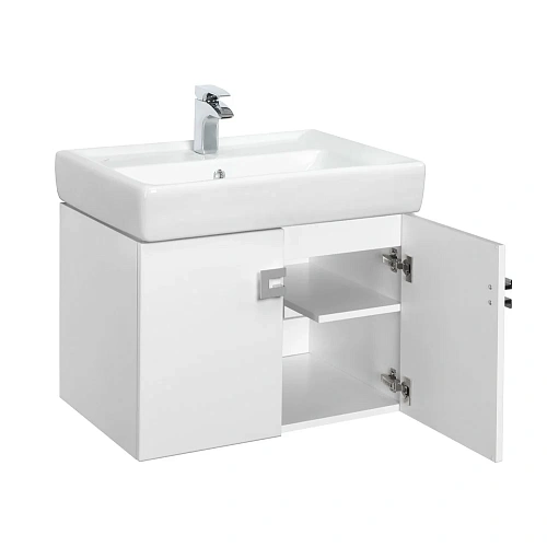 Тумба под раковину Aquaton Оптима 70 белый 1A124101OP010 Тумба под раковину Aquaton Оптима 70 белый 1A124101OP010