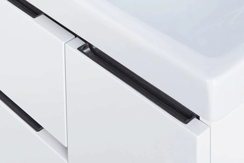 Тумба под раковину Aquaton Рене 80 белый, грецкий орех 1A222201NRC80 Тумба под раковину Aquaton Рене 80 белый, грецкий орех 1A222201NRC80