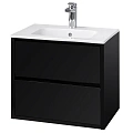 Тумба под раковину Aquaton Римини 60 черный 1A177701RN950 Тумба под раковину Aquaton Римини 60 черный 1A177701RN950