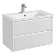 Тумба под раковину Aquaton Римини 80 белый глянец 1A226701RN010 NEW Тумба под раковину Aquaton Римини 80 белый глянец 1A226701RN010 NEW