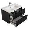 Тумба под раковину Aquaton Римини 80 черный 1A138301RN950 Тумба под раковину Aquaton Римини 80 черный 1A138301RN950