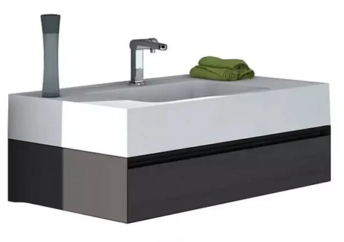 Тумба под раковину Aquaton Ричмонд 80 черная 1A182401RD950 Тумба под раковину Aquaton Ричмонд 80 черная 1A182401RD950