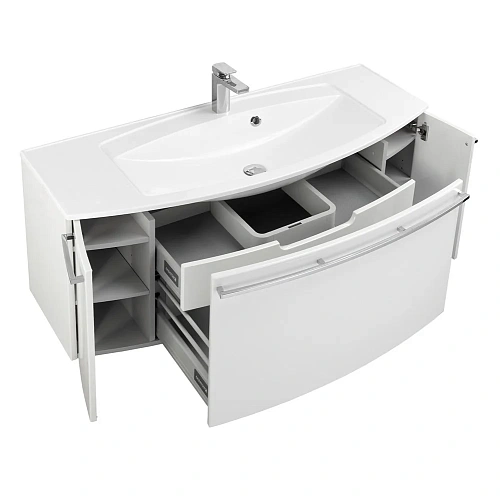 Тумба под раковину Aquaton Севилья 120 белый жемчуг 1A126501SEG30 Тумба под раковину Aquaton Севилья 120 белый жемчуг 1A126501SEG30