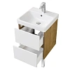 Тумба под раковину Aquaton Сканди 45 белая, дуб рустикальный 1A251601SDZ90 Тумба под раковину Aquaton Сканди 45 белая, дуб рустикальный 1A251601SDZ90