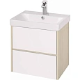 Тумба под раковину Aquaton Сканди 55 белая, дуб верона 1A251701SDB20 Тумба под раковину Aquaton Сканди 55 белая, дуб верона 1A251701SDB20