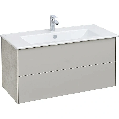 Тумба под раковину Aquaton Сохо 100 cлэйт, галька серая 1A258201AJ9A0 Тумба под раковину Aquaton Сохо 100 cлэйт, галька серая 1A258201AJ9A0