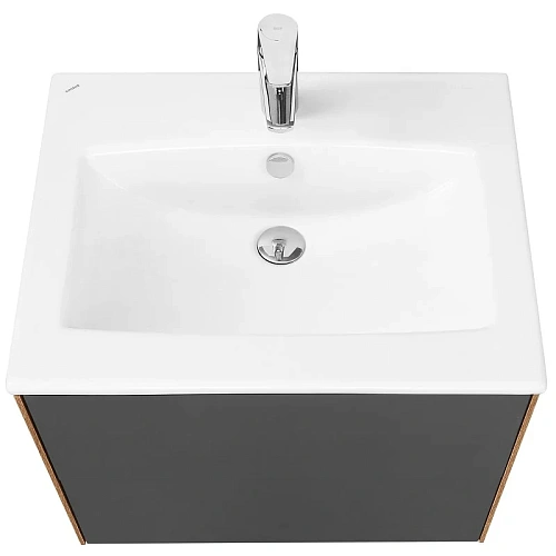 Тумба под раковину Aquaton Сохо 60 дуб веллингтон, графит софт 1A258001AJA00 Тумба под раковину Aquaton Сохо 60 дуб веллингтон, графит софт 1A258001AJA00