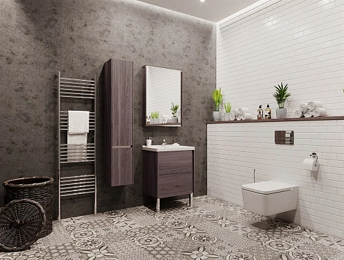 Тумба под раковину Aquaton Стоун 60 грецкий орех 1A231401SXC80 Тумба под раковину Aquaton Стоун 60 грецкий орех 1A231401SXC80