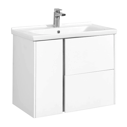 Тумба под раковину Aquaton Стоун 80 белый 1A228201SX010 Тумба под раковину Aquaton Стоун 80 белый 1A228201SX010