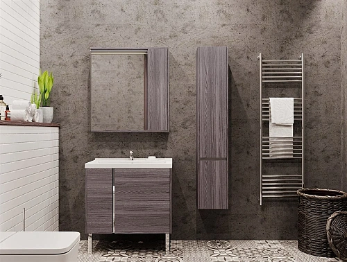 Тумба под раковину Aquaton Стоун 80 грецкий орех 1A228201SXC80 Тумба под раковину Aquaton Стоун 80 грецкий орех 1A228201SXC80