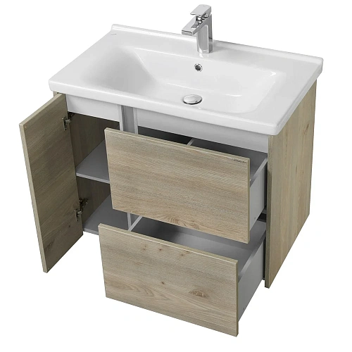 Тумба под раковину Aquaton Стоун 80 сосна арлингтон 1A228201SX850 Тумба под раковину Aquaton Стоун 80 сосна арлингтон 1A228201SX850