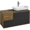 Тумба под раковину Aquaton Терра 105 дуб кантри, антрацит 1A246901TEKA0 Тумба под раковину Aquaton Терра 105 дуб кантри, антрацит 1A246901TEKA0
