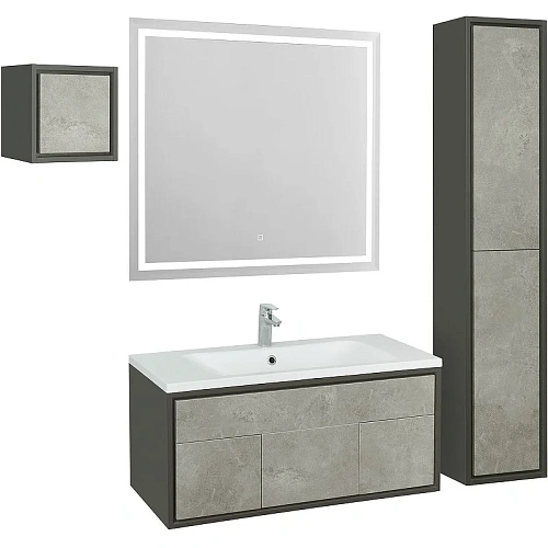 Тумба под раковину Aquaton Уэльс 100 графит 1A267601WA6A0 new Тумба под раковину Aquaton Уэльс 100 графит 1A267601WA6A0 new