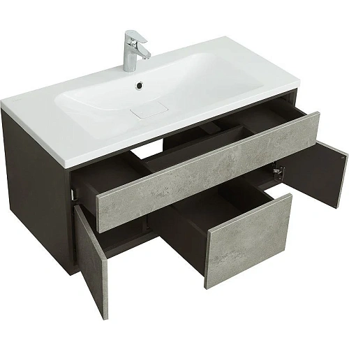 Тумба под раковину Aquaton Уэльс 80 графит 1A267901WA6A0 new Тумба под раковину Aquaton Уэльс 80 графит 1A267901WA6A0 new