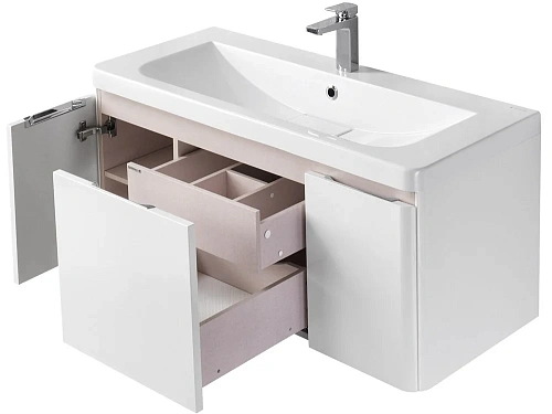 Тумба под раковину Aquaton Шерилл 105 белый 1A206301SH010 Тумба под раковину Aquaton Шерилл 105 белый 1A206301SH010