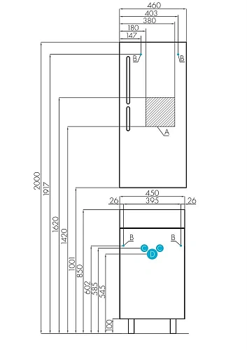Тумба под раковину Aquaton Эклипс Н эбони темный 1A172601EK560 Тумба под раковину Aquaton Эклипс Н эбони темный 1A172601EK560