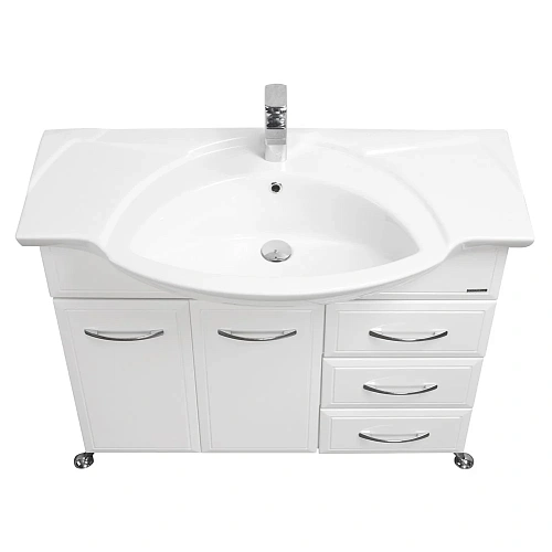 Тумба под раковину Aquaton Эмили 100 с бельевой корзиной белый 1A032001EM010 Тумба под раковину Aquaton Эмили 100 с бельевой корзиной белый 1A032001EM010