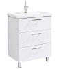 Тумба под раковину AQWELLA Manchester 70см MAN01073 напольная, белая