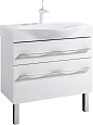 Тумба под раковину AQWELLA Milan 80см Mil.01.08/2n/W напольная, белая Тумба под раковину AQWELLA Milan 80см Mil.01.08/2n/W напольная, белая