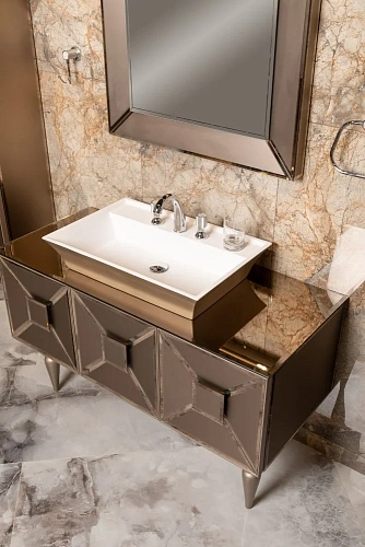 Тумба под раковину Armadi Art Fiaba 120, Бронзированное Зеркало Armadi Art 3026-3K Тумба под раковину Armadi Art Fiaba 120, Бронзированное Зеркало Armadi Art 3026-3K