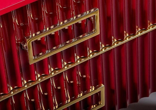 Тумба под раковину Armadi Art Monaco 100см бордо глянец + золото под раковину чашу 867-100-RG Тумба под раковину Armadi Art Monaco 100см бордо глянец + золото под раковину чашу 867-100-RG