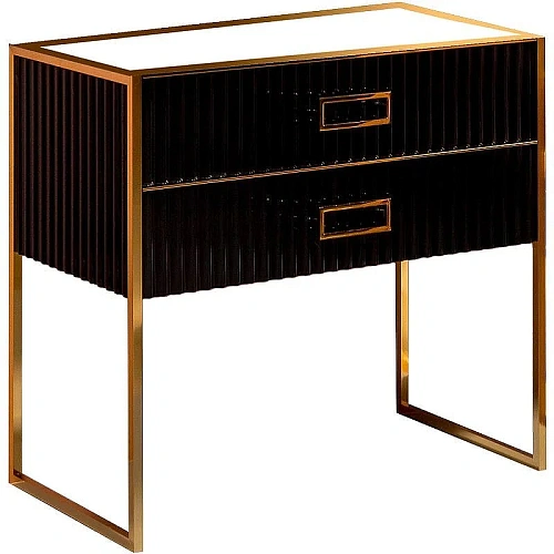 Тумба под раковину Armadi Art Monaco 100см черная глянец + золото под раковину чашу 867-100-BG Тумба под раковину Armadi Art Monaco 100см черная глянец + золото под раковину чашу 867-100-BG